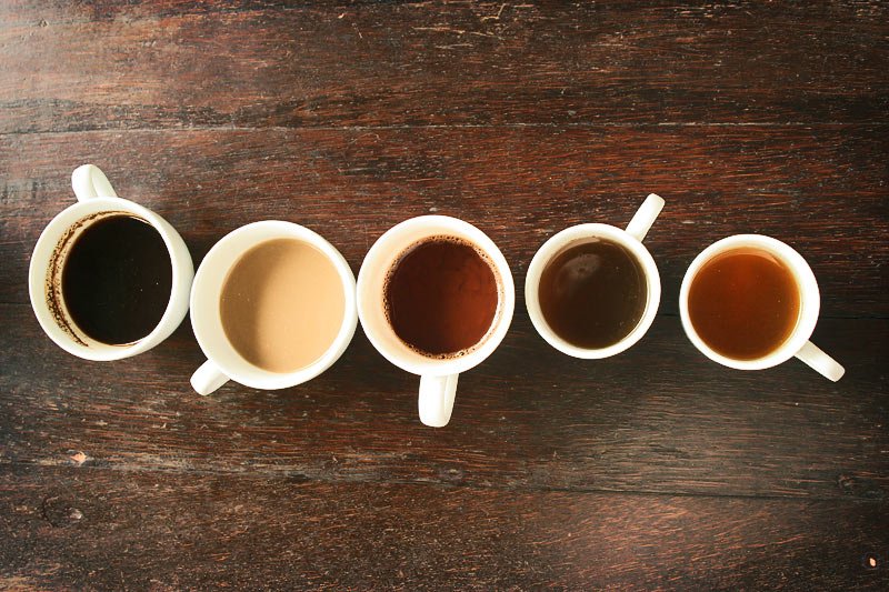 Основные виды кофе