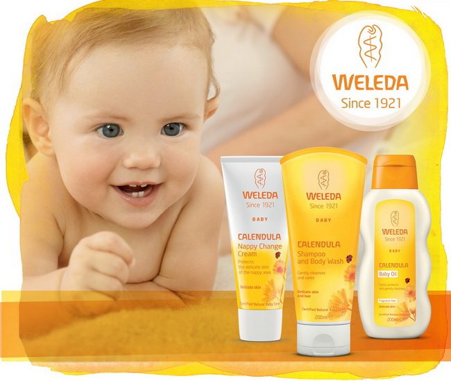 Детская косметика Weleda – надёжная защита кожи малыша